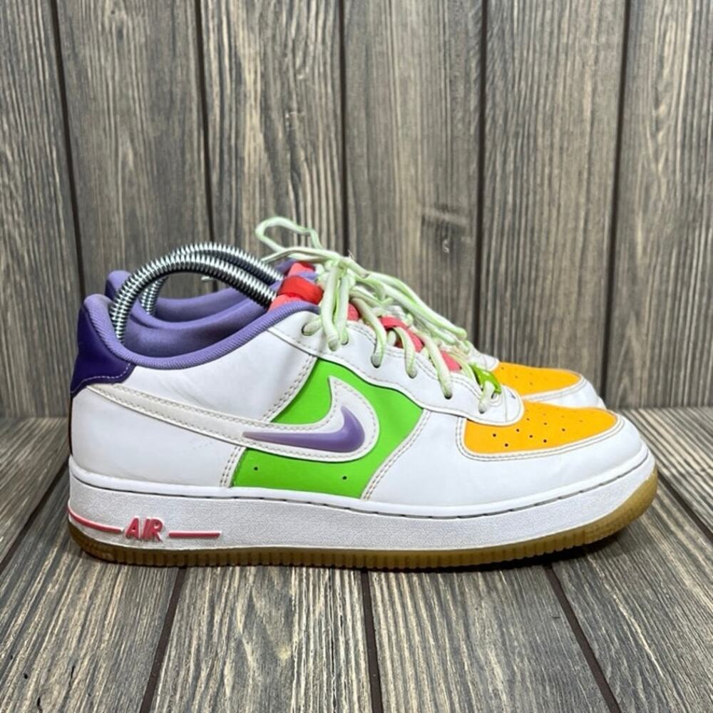 Nike Air Force 1 LV8‎ Colorful Sneakers Shoes FD1035-100 GS 7Y W8.5 Streetwear